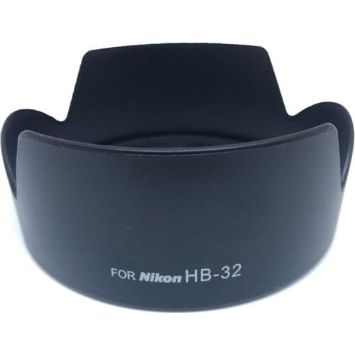 For Nikon HB-32 Camera Lens Hood HB 32 for NIKON AF-S 18-70mm f3.5-4.5G, 18-135mm f3.5-5.6G ED-IF DX Zoom-Nikkor