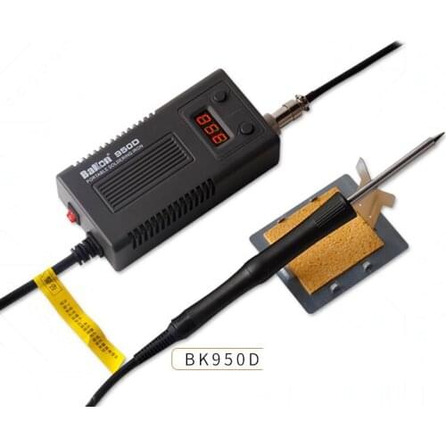 NOVFIX BK950D 50W electric soldering iron Portable electric iron T13 iron head mini Portable Digital soldering station Welding