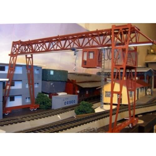 1/87 Model Train ho scale crane gray diy kit architectural model material sand table model materials Free Shipping