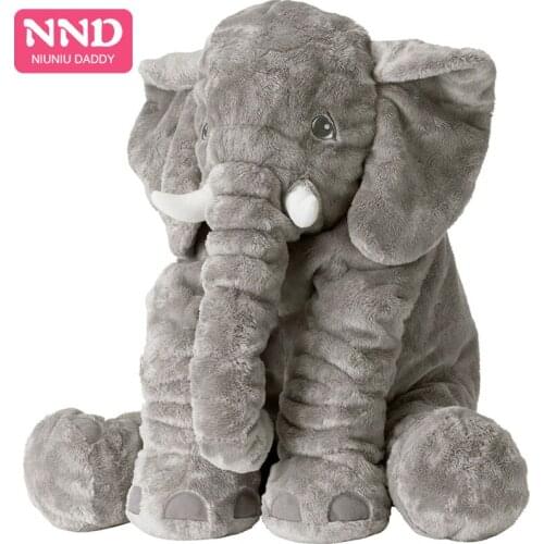 Niuniu Daddy 60cm Baby Elephant Pillow Elephant Plush Toys Cute Dolls Soft Pillows Baby Sleeping Plush Pillow doll birthday Gift