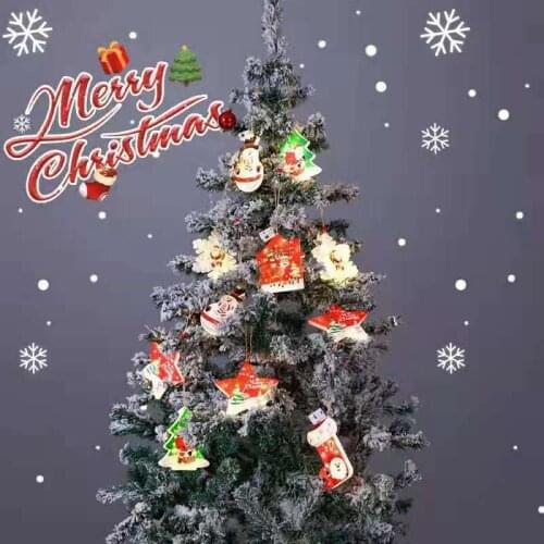 Hanging Decorative Lights Christmas Tree Decorations New Year Festoon Led Fairy Light Battery-Operated Garland