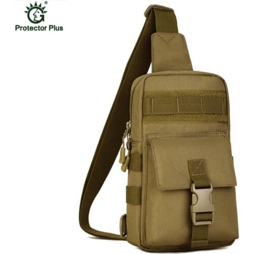 Casual mens chest pack military canvas bags multifunctional small male messenger bags shoulder bags