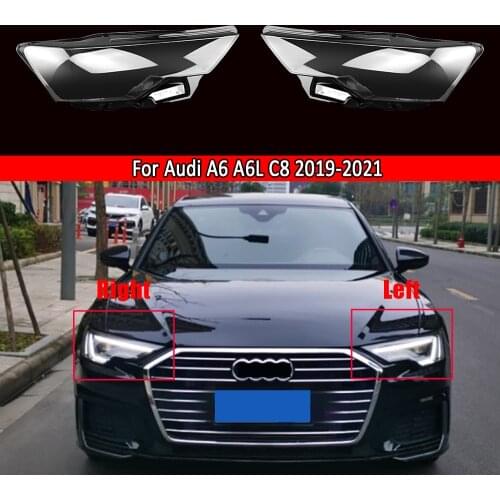 Headlamp Lens Transparent Cover Lampshade Lamp Shade Lamp Glass Headlight Cover Shell For Audi A6 A6L C8 2019 2020 2021