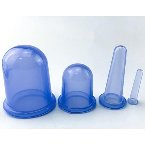 Silicone Anti Cellulite Cup Vacuum Cupping Massage suction Cups Body Pain Relief Roller Manual Suction Cups Cupping Therapy Kit