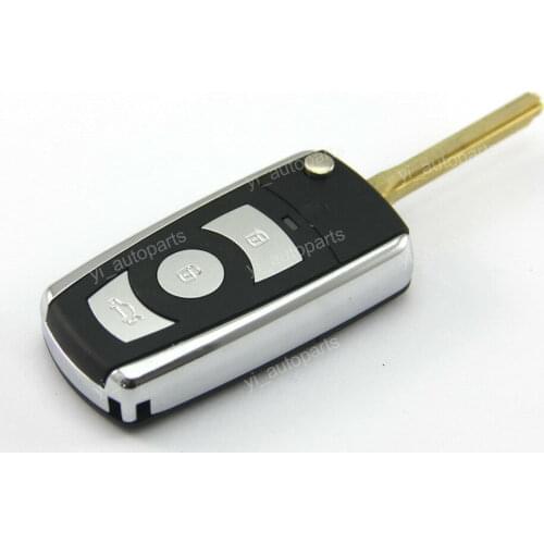 3 Button Remote Flip Folding Key Shell Case For Toyota Camry Prado Highlander 08