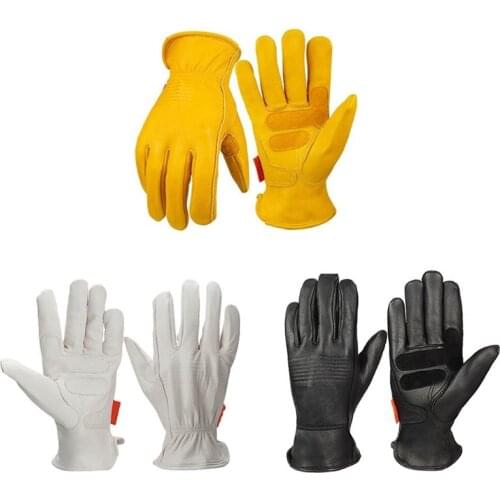 GXMF Wind and Cold Resistant Sports Glove，Unisex Sheep Leather Gloves for Motorcycle, Skiing, Trails and Hunting