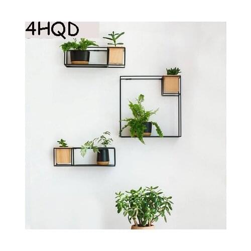 Three-dimensional Wall Decoration European Style Wall Decoration Rack Creative home Partition Wall Hanging Shelf