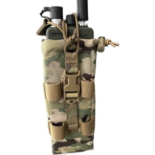 Outdoor Tactical Universal 148/152 Radio Pouch Walkie Talkie Bag Package Imported 500D Multicam for Molle AVS Vest