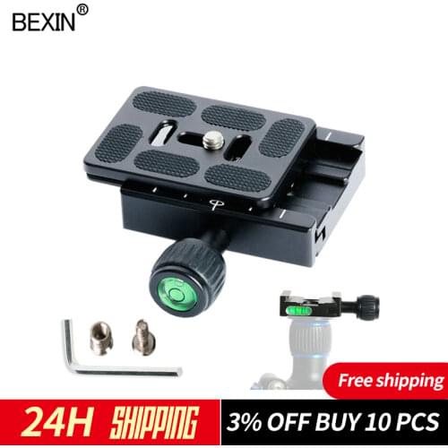 QR60 Camera quick releas clamp tripod clamp dslr camera clamp mount camera adapter for arca swiss camera with quick shot plate