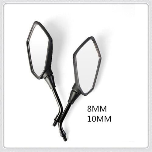2pcs Motorcycle parts Rearview Mirrors Back Side Convex Mirror for Aprilia SHIVER GT TUONO R TUONO RSV4 RSV4 FACTORY