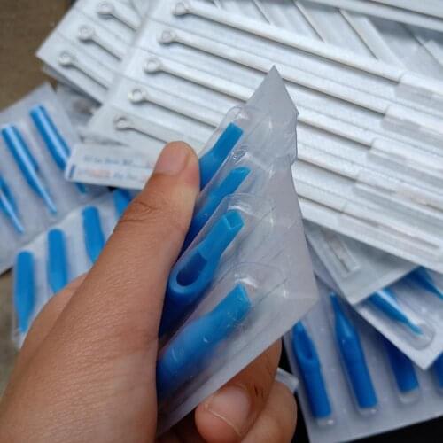 5pcs Tattoo Needles Magnum 5pcs tips Disposable Tattoo Medical Assorted Sterilized For Machines Gun 5M1 7M1 9M1