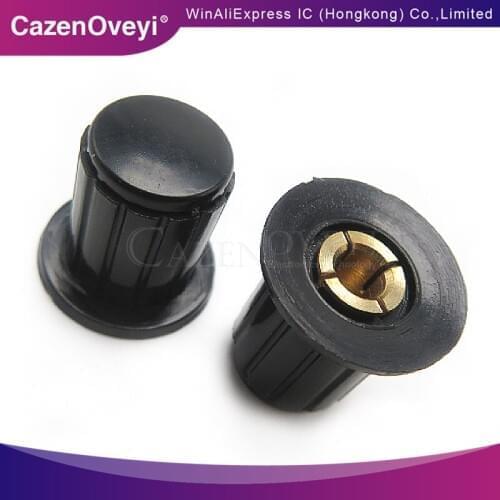 5pcs/lot WXD3-13 black knob button cap is suitable for high quality WXD3-13-2W turn around special potentiometer knob KYP16-16-4