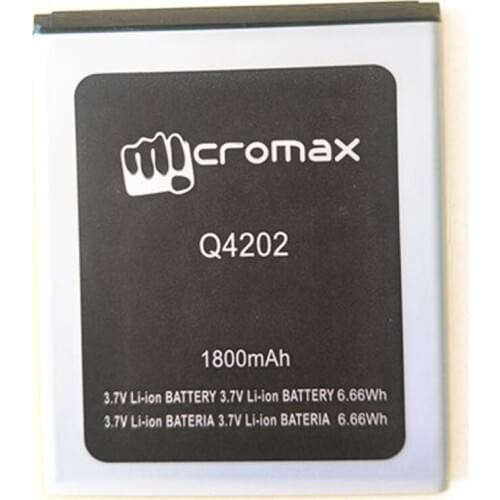 Battery for Micromax Q4202 Battery Batteria High Quality 1800mAh