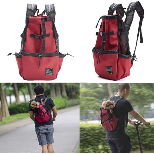 Motorcycle Pets Backpacks Suitable For Cats Dogs Pets Outdoor Travel Bike Motor Bags Adjustable Size