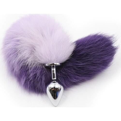 Fox tail Anal Plug Anal Butt Plug Vaginal G-spot Stimulation Backyard Bead Sexy Butt Plug Adult Sex Toy Game Cosplay