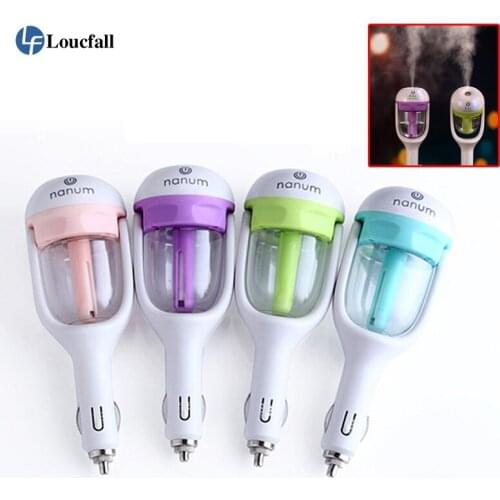 Car Mini Air Humidifier Aroma Diffuser scent Car air freshener oil diffuser Air Purifier Diffuser Mist Maker Fogger new