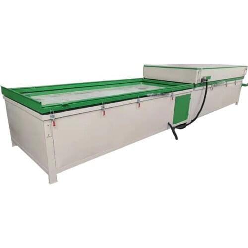 Door kitchen bathroom cabinet PVC mdf woodworking automatic vaccum laminating heating press machine best price in Tasania