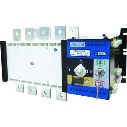 ATS 630A 4P Aisikai Genset Automatic Transfer Switch Diesel Generator Set dual power changeover controller for generator parts