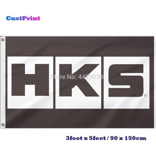 CustPrint HKS Flag Digital Printing Custom 3x5 Feet Banner