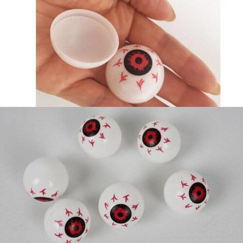 Mini Horror Simulation Eyeball Shape Decor Chocolate Candy Box Halloween Supplies Party Gift Favor Childrens Toy