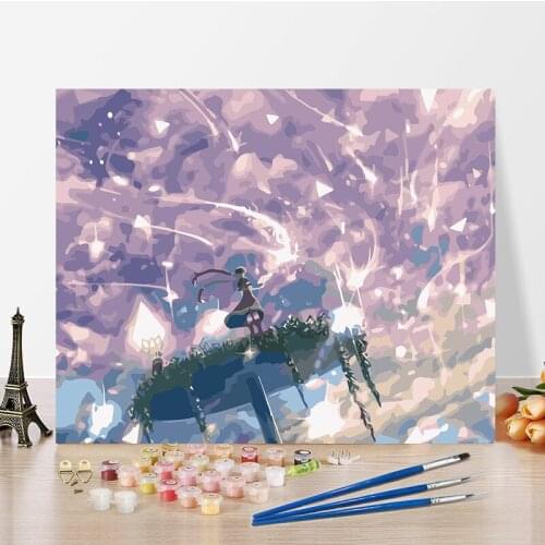 Dream Dancer Paint By Numbers Coloring Hand Painted Home Decor Kits Drawing Canvas DIY Oil Painting Pictures By Numbers