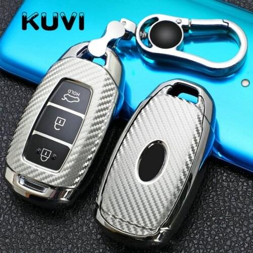 New TPU Car Key Case for Hyundai I30 Ix35 KONA Encino Solaris Azera Grandeur Ig Accent Santa Fe Palisade 2017-2019 Remote Key