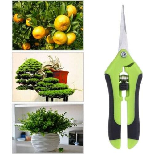 Stainless Pruning Garden Fruit Shears Picking Scissors Household Potted Trim Weed Branches Small Scissors Gardening Tools