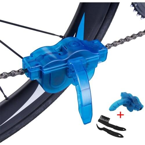 Portable Bicycle Chain Cleaner Bike Clean Machine Brushes Scrubber Wash Tool Mountain Cycling Cleaning Outdoor Accessories