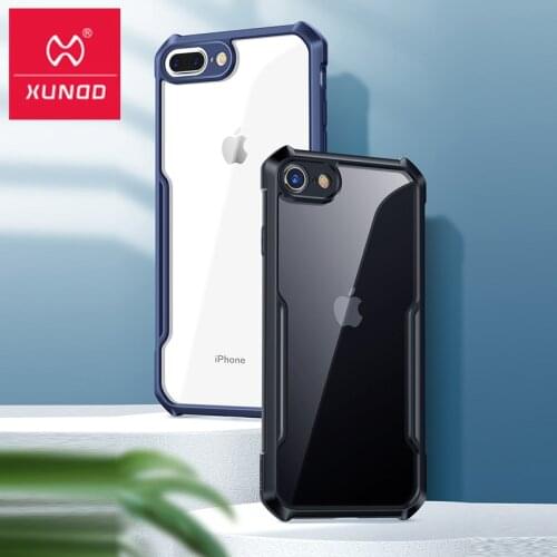 For iPhone 7 Case XUNDD Airbag Shockproof Protective Transparent Back Cover For iPhone SE 2020 Phone Case
