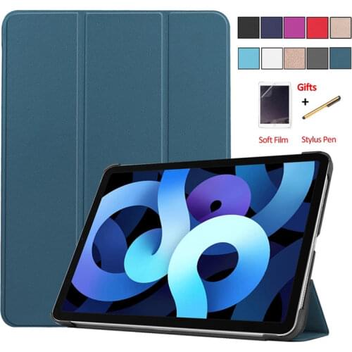 For iPad Air 2020 Case 10.9 inch Folding PU Leather Stand Protective Tablet Cover For Funda iPad Air 4 Case Coque 2020