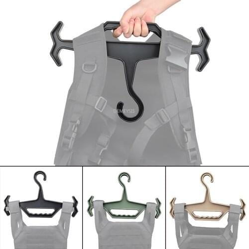 Tactical Heavy Coat Hanger Hiking Camping Tool Army Shooting Cs Vest Hunting Helmet Hanger Airsoft Paintball Military Equipment