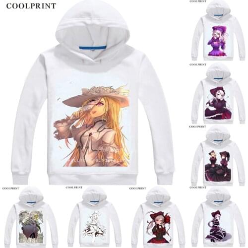 Overlord Hoodies Hooded Hoodie Anime Manga Shalltear Bloodfallen Sharutia Buraddoforun The Bloody Valkyrie Cosplay Sweatshirts