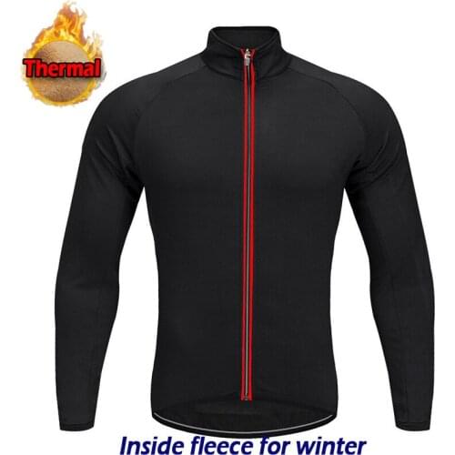 Quality Winter Thermal Cycling Jersey Bicycle Sleeve Shirt Bike Sports Wear Super Warm Coat Clothing MTB Ride Jacket Tight Top