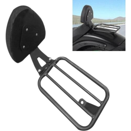 Motorcycle Rear Rack Passenger Rear Tail Seat with Backrest Rear Luggage Rack for Kawasaki Vulcan S650 VN650 2014-2021