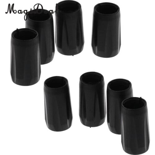 MagiDeal 4x Plastic Walking Pole Tips Protector Replacement for Hiking Trekking Mountaineering