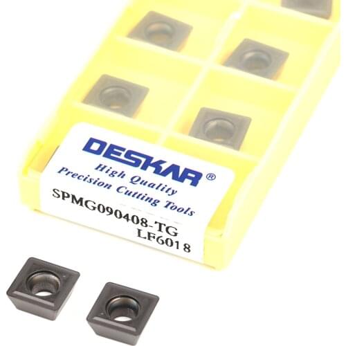 100% Authentic SPMG050204 SPMG060204 SPMG070308 090408 110408-TG LF6018 Wear-resistant CNC carbide turning inserts Ten in a box