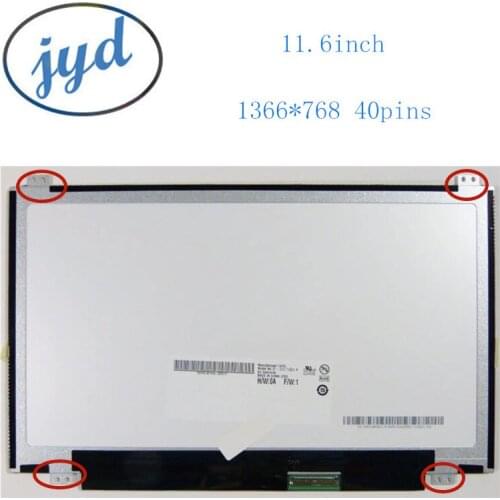 100% Test 11.6" LCD Screen B116XTN04.0 For Acer Aspire V5-131 V5-171 40pins connector