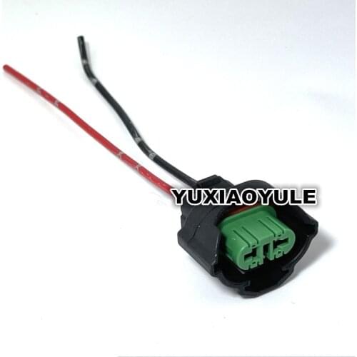 2pcs/lot 2 Pin/Way H11 H8 Headlight Plug Fog Light Lamp Connector With Wire Harness Cable Pigtail For Mazda Toyota 6189-0935