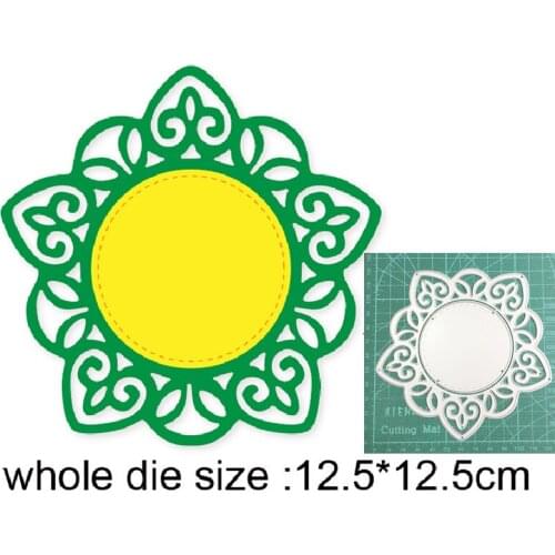 2021 New Metal Cutting Dies Cut Mold Flower Frame Decoration Scrapbooking dies Paper Craft Knife Mould Blade Punch Stencils dies