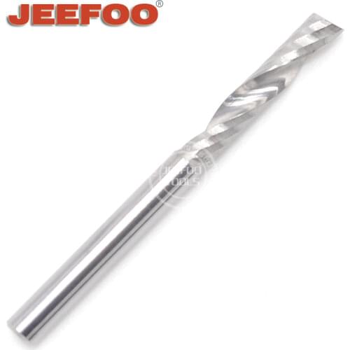 3.175*17 One Flute endmill Spiral Bits Cutting For Arylic