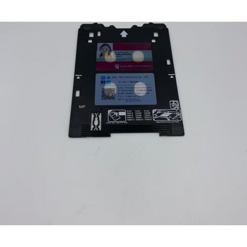 50X Plastic Transparent Business Card + 1pcs CR80 Card MP Tray For Canon Pixma TS701 TS8210 TS8310 TS9510 etc