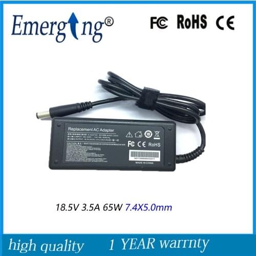 18.5V 3.5A 65W 7.4*5.0mm AC Adapter Charger Power Supply For HP COMPAQ G6 G56 G62 G70 G72 DV5 DV6 DV7 N193 CQ60 CQ61