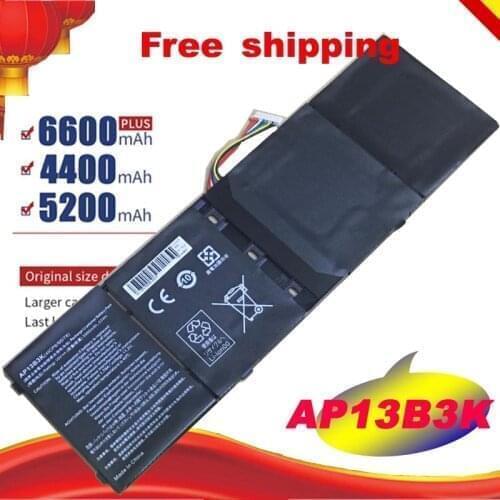 Laptop Battery AP13B3K for Acer Aspire V5 R7 V5-572G V5-573G V5-472G V5-473G V5-552G M5-583P V5-572P R7-571 AP13B8K FREEship