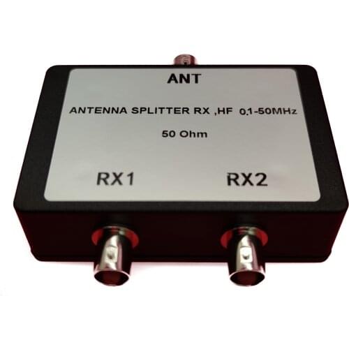 Antenna Splitter RX HF TV Satellite Coax Cable Signal Splitter 0.1-50 MHz 50ohm