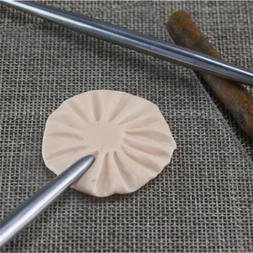 Rod Detail Needles For Pottery Modeling Carving Clay Sculpture Ceramics Tools For Model Cloth Line Texture Tools Stainless Steel