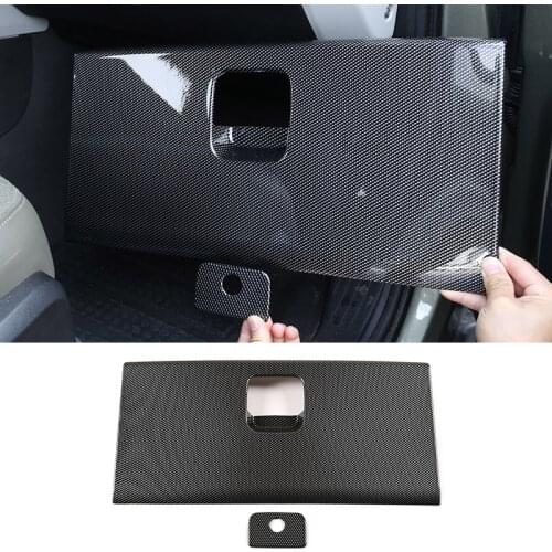 For Land Rover Defender 90 110 2020-2021 Co-pilot Glove Box Panel Stickers Decorative Frame interior ABS Car Interior