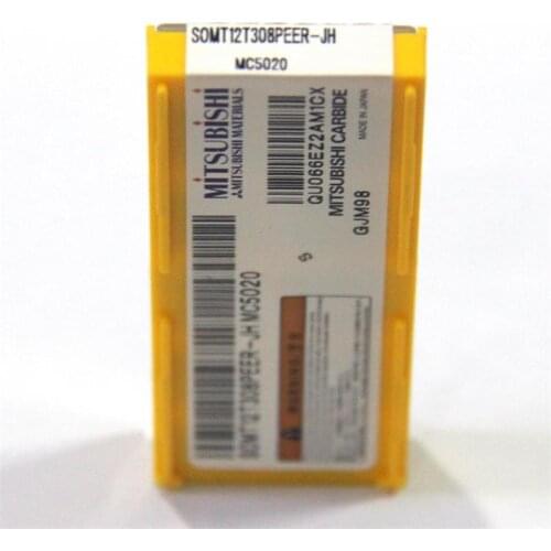 SOMT12T308PEER-JH MC5020 10pcs/lot 100% Original Mitsubishi Milling Tool Square Milling Cutters SOMT12T308PEER-JH MC5020