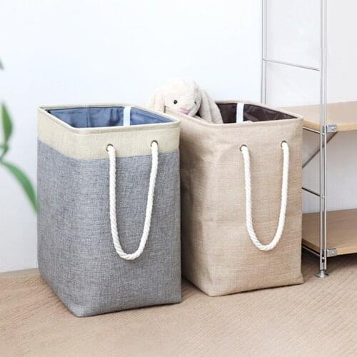 Nordic Style Contracted Style Foldable Big Size Laundry Basket Sundries Storage Bucket