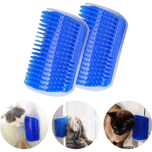 Cat Self Groomer Brush Comb Pet Corner Massage Brush With Catnip Cat Rubs The Face With Tickling Hair Removal Comb Pet Supplies