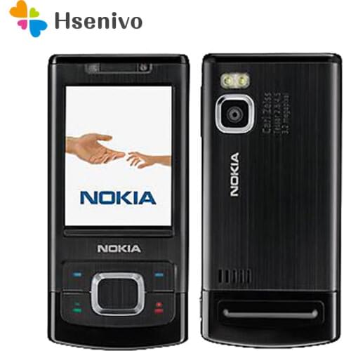 Unlocked 6500S Original Nokia 6500 Single Core Slide Cell Phone 3G Bluetooth Mp3 Player 3.15MP Mobile Phone refurbished phone